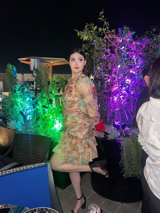 Multicolor short dress - Picture 2 of 6